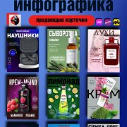 Работа на дому - Дизайнер инфографики для маркетплейсов. Фото