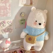 Вязанные букеты и игрушки